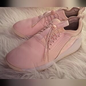 Clove Pink and Metallic Silver Women's Sneakers. Size 9 1/2 W
